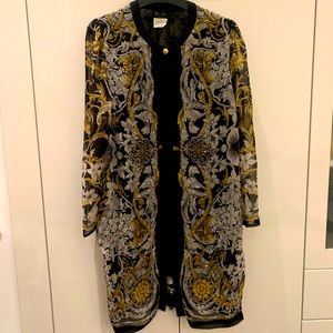 Diane Freis Evening Tunic-Palazzo Pants w/Beading